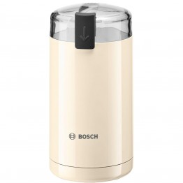 Rasnita de cafea Bosch TSM6A017C, putere 180 W, capacitate 75 g, cutit otel inoxidabil, crem